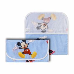 Portabavaglino fantasia Topolino e Minnie Azzurro